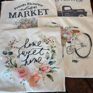 Spring Themed Pillow Covers